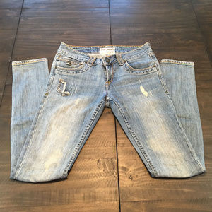 Jimmy Taverniti Super Skinny Distressed Jeans